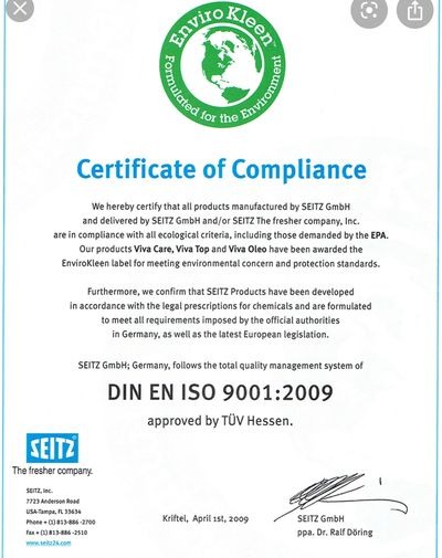 Environmental Compliance Certificate